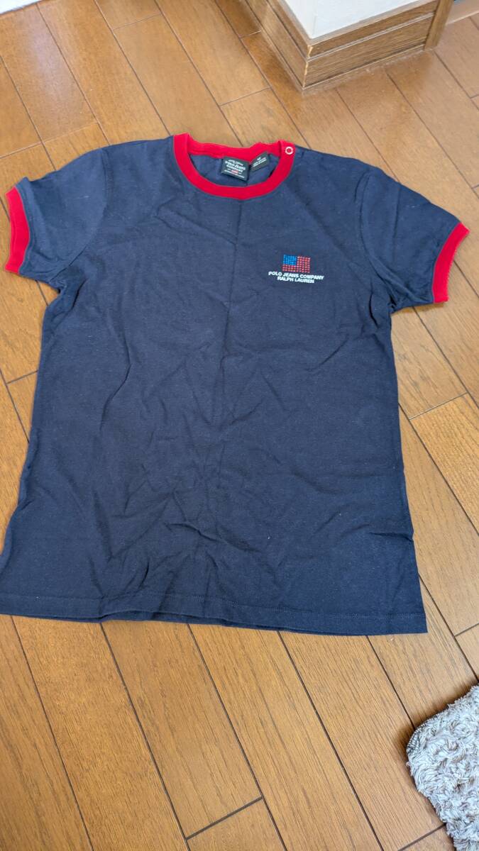 ★ポロジーンズ★ラルフローレン 半袖シャツ Mサイズラインストーン 美品拍卖
