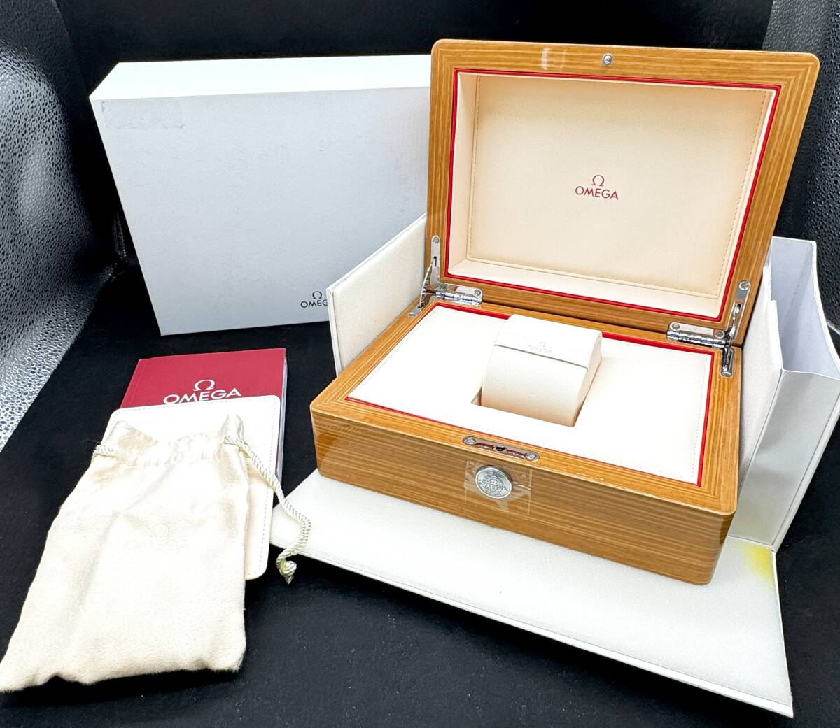 【オメガ箱】 「OMEGA」 木製 空箱 BOX ウォッチボックス 腕時計 OMG16拍卖