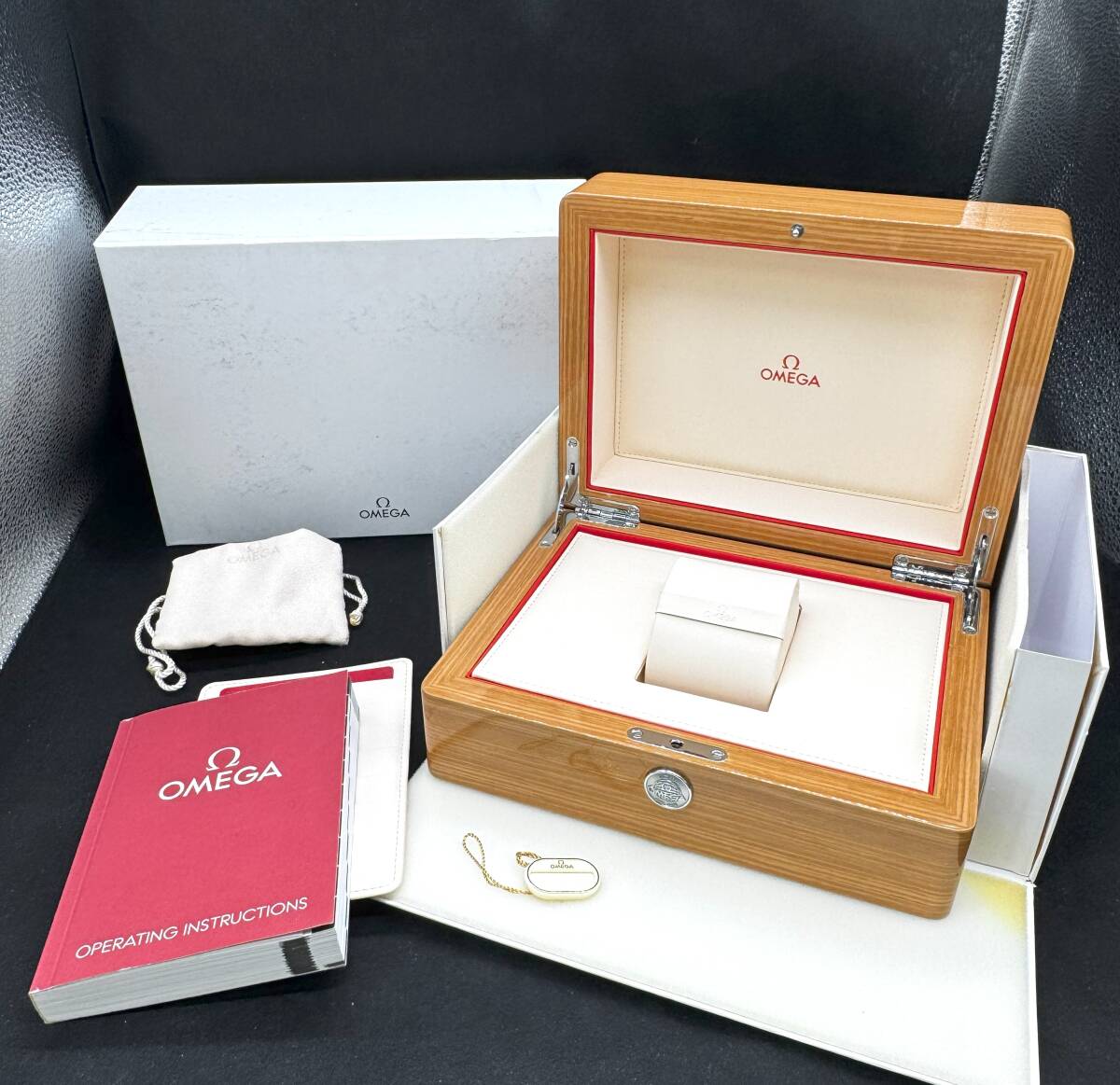 【オメガ 箱】 「OMEGA」 木製 ウォッチボックス 空箱 BOX 腕時計 OMG5拍卖