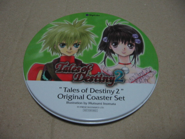 テイルズ オブ デスティニー2 オリジナルコースターセット デジキューブ いのまたむつみ拍卖