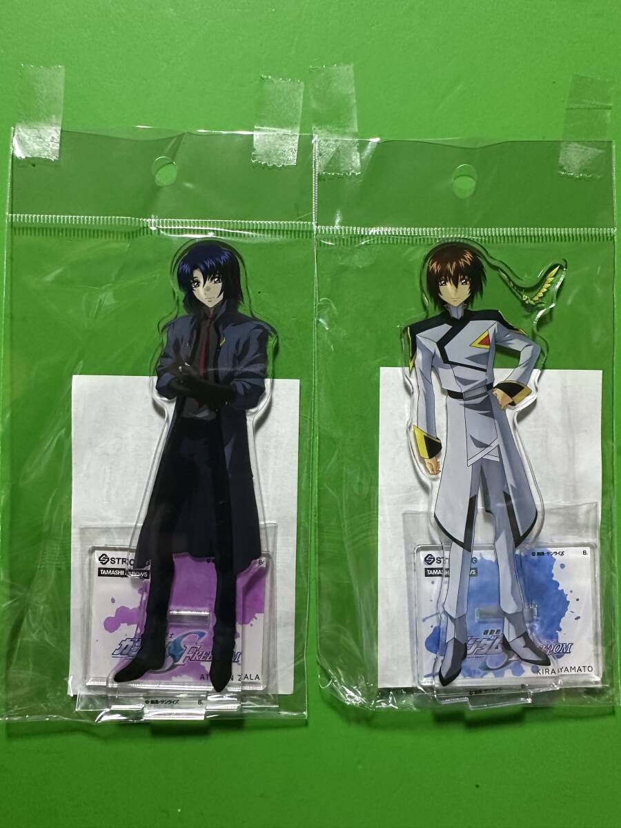 STRICT-G×TAMASHII NATIONS 機動戦士ガンダムSEED アクリルスタンド キラ・ヤマト&アスラン・ザラ 2種セット拍卖