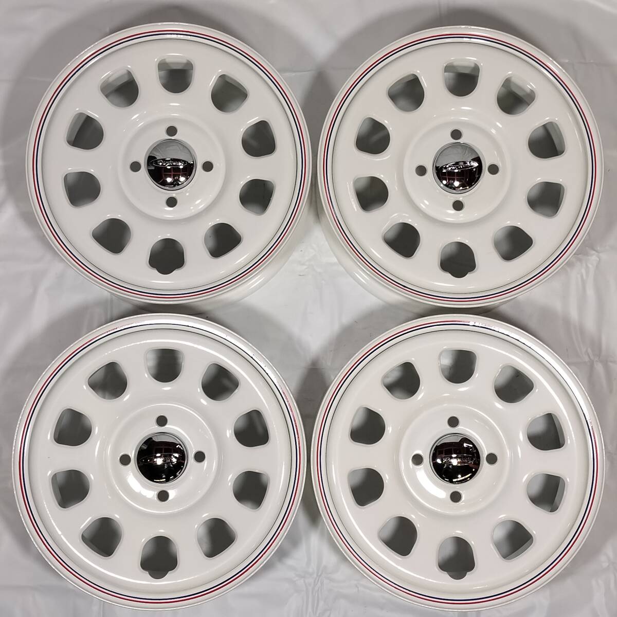 デイトナ G2 ホワイト 14-5.0J 4H100 +42 YOKOHAMA PARADA PA03 165/55R14C 95/93N エブリィ キャリィ N-VAN 軽トラ 車検対応 01-2426拍卖