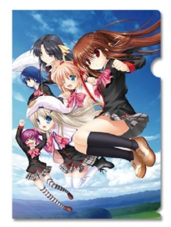 リトルバスターズ! PERFECT EDITION A4 クリアファイル クドリャフカ 棗鈴 小鞠 西園 来ヶ谷 リトバス key クドわふたー拍卖