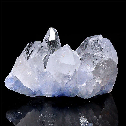 〔D130-3〕デュモルチェライトインクォーツ クラスター Dumortierite デュモルチ石 原石 鉱物【メール便不可】拍卖