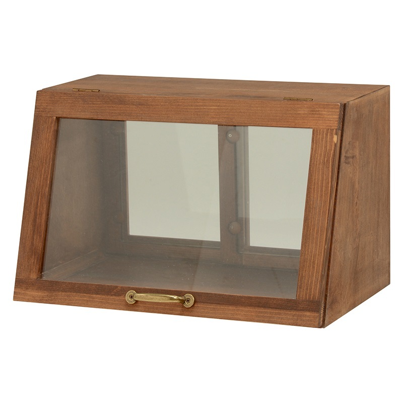 カウンター上ガラスケース(ダークブラウン) MUD-6065DBR拍卖