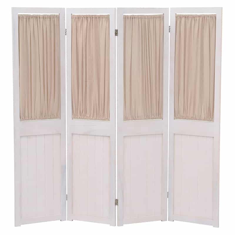 シャビーウッドファニチャー パーテーション(アンティークホワイト) MS-5414AW拍卖