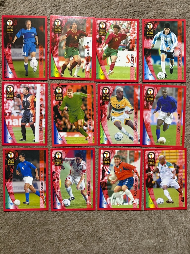 FIFA2002 コカ・コーラ サッカーカード 12枚セット拍卖
