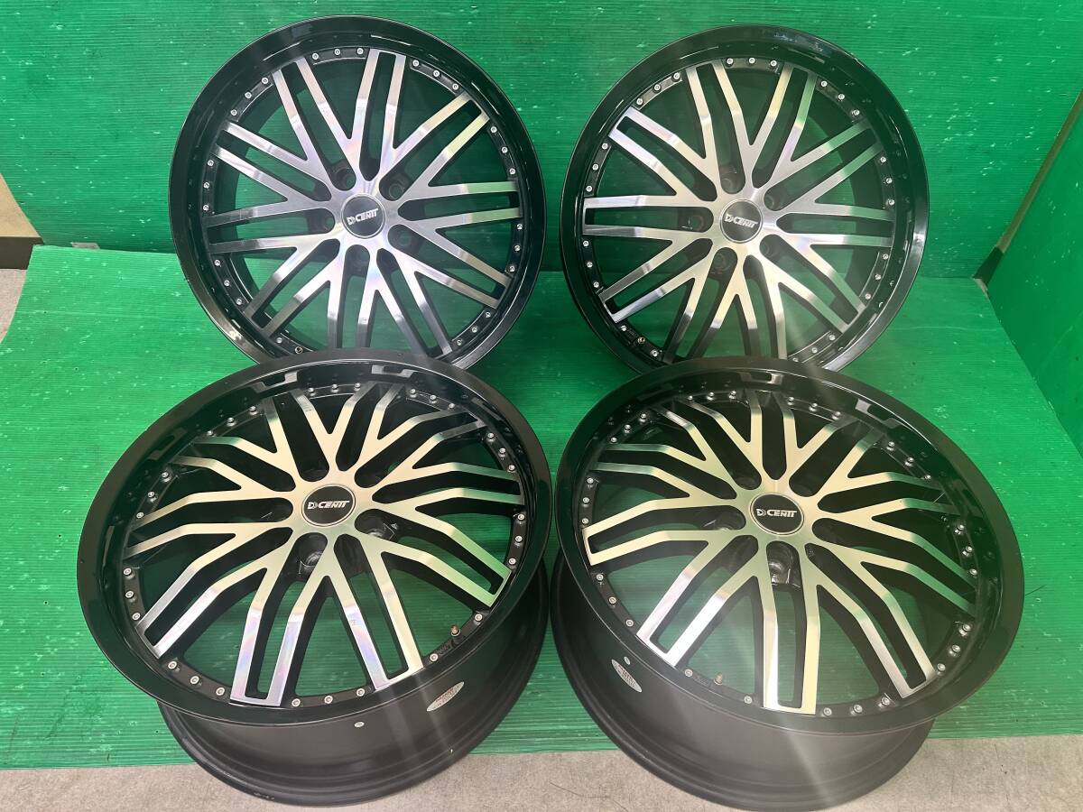 DCENTI【19×8J+35/52 5H-PCD114.3】ハブ径 約73㎜ 4本☆埼玉県発 現物確認OK♪拍卖
