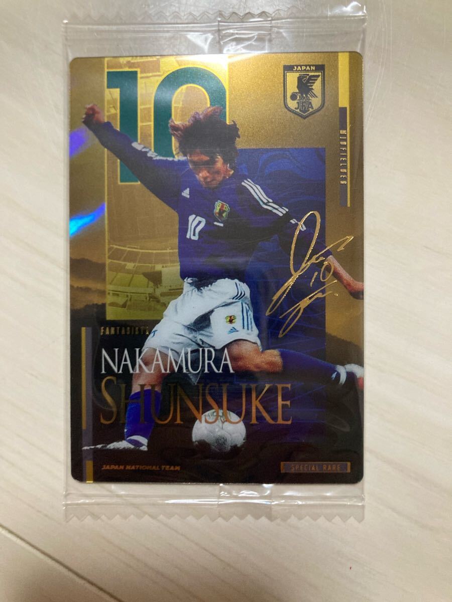 【未開封】ツインウエハース サッカー日本代表ver.スペシャルレアカードSP1-55 中村俊輔他 9枚セット拍卖