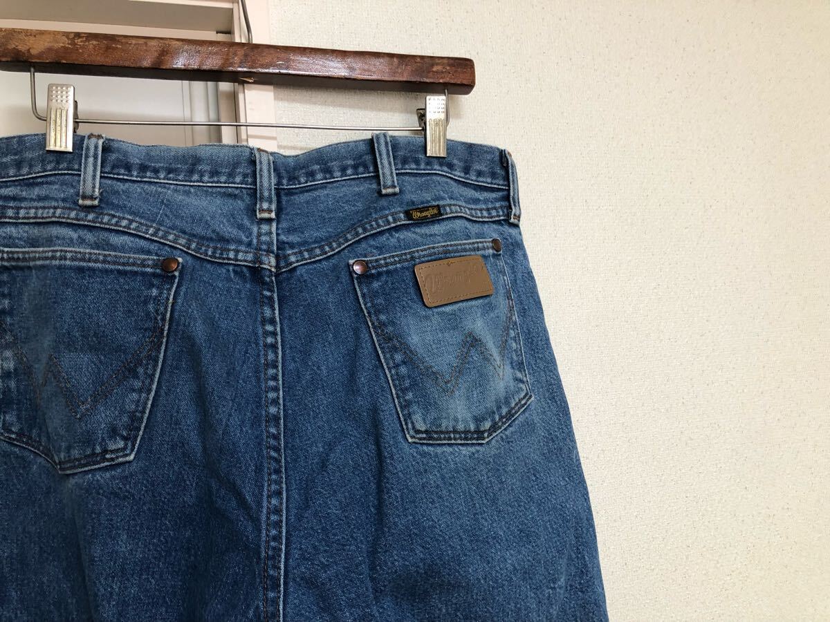 90s00sヴィンテージコスタリカ製Wrangler ラングラー13MWZデニムパンツW35実測W84cmL78cm穴ありブロークンデニム拍卖