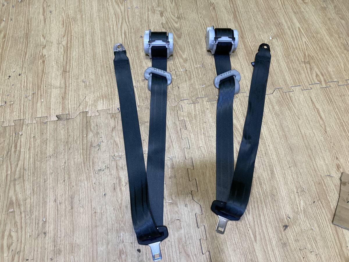 ★スペーシア カスタム★5AA-MK53S リア シート シートベルト(左右セット)正常作動品 管23244拍卖