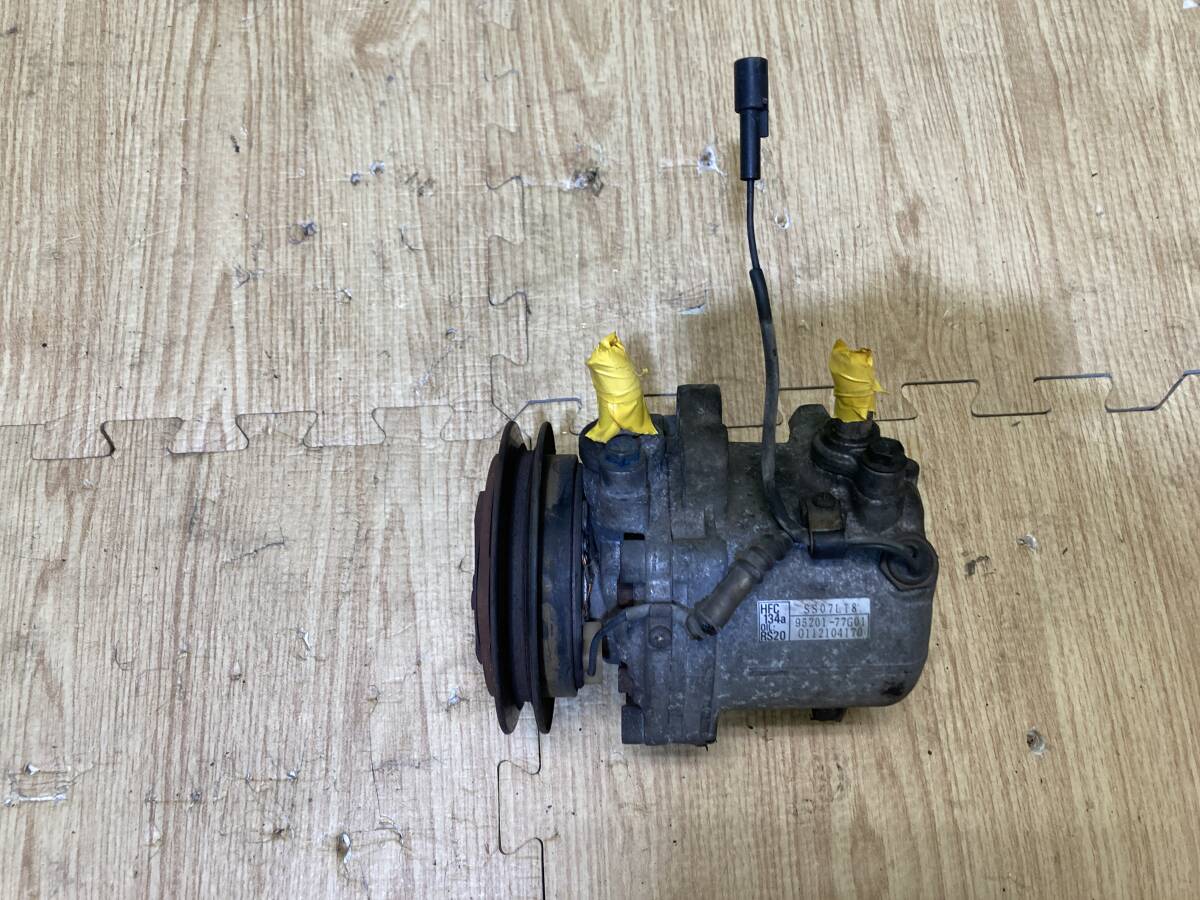 ★スズキ ワゴンR RR★TA-MC22S エアコンコンプレッサー 正常作動品 管23383拍卖
