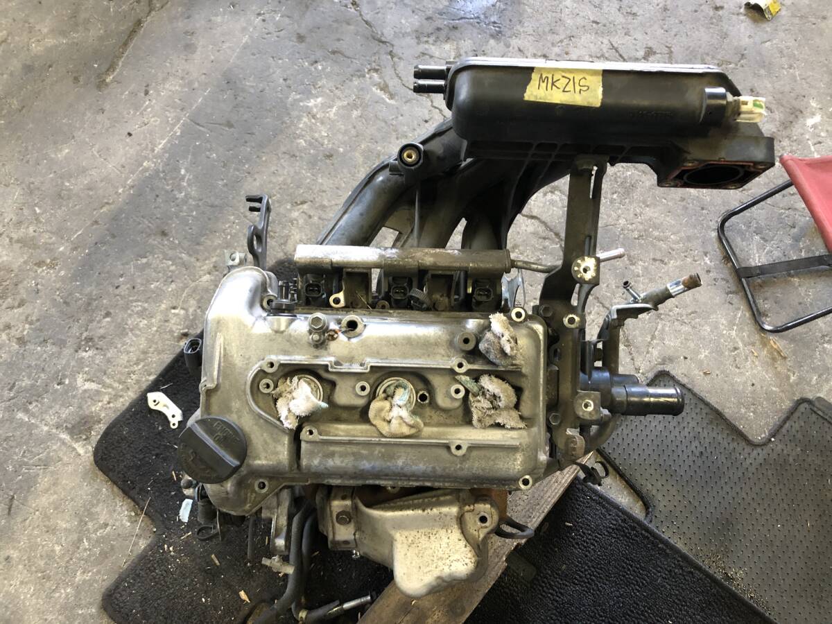 ★スズキ パレット ターボ★DBA-MK21S エンジン<K6A> 実動車降ろし 管23619拍卖