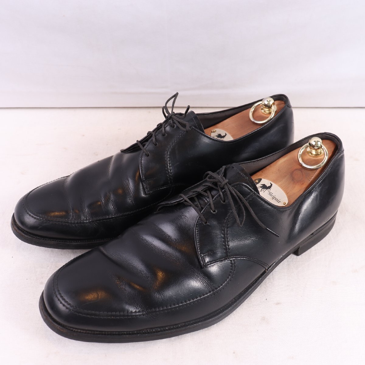 Pedwin 13 D/B Uチップ ペドウィン ヴィンテージ レザーシューズ ブラック 黒 ドレスシューズ メンズ ビンテージ 中古 古着 ds5187拍卖