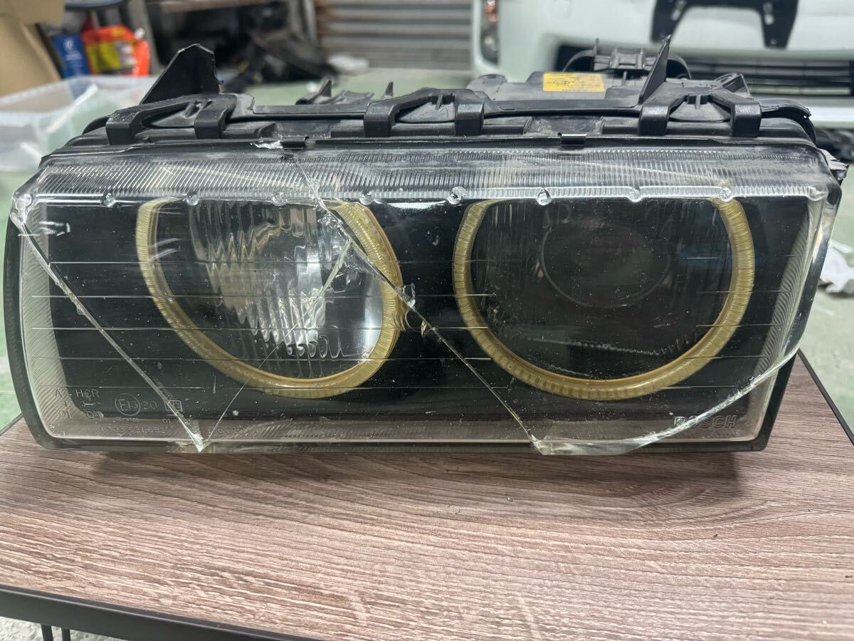 BMW E36 318is 左側ヘッドライト 割れジャンク拍卖