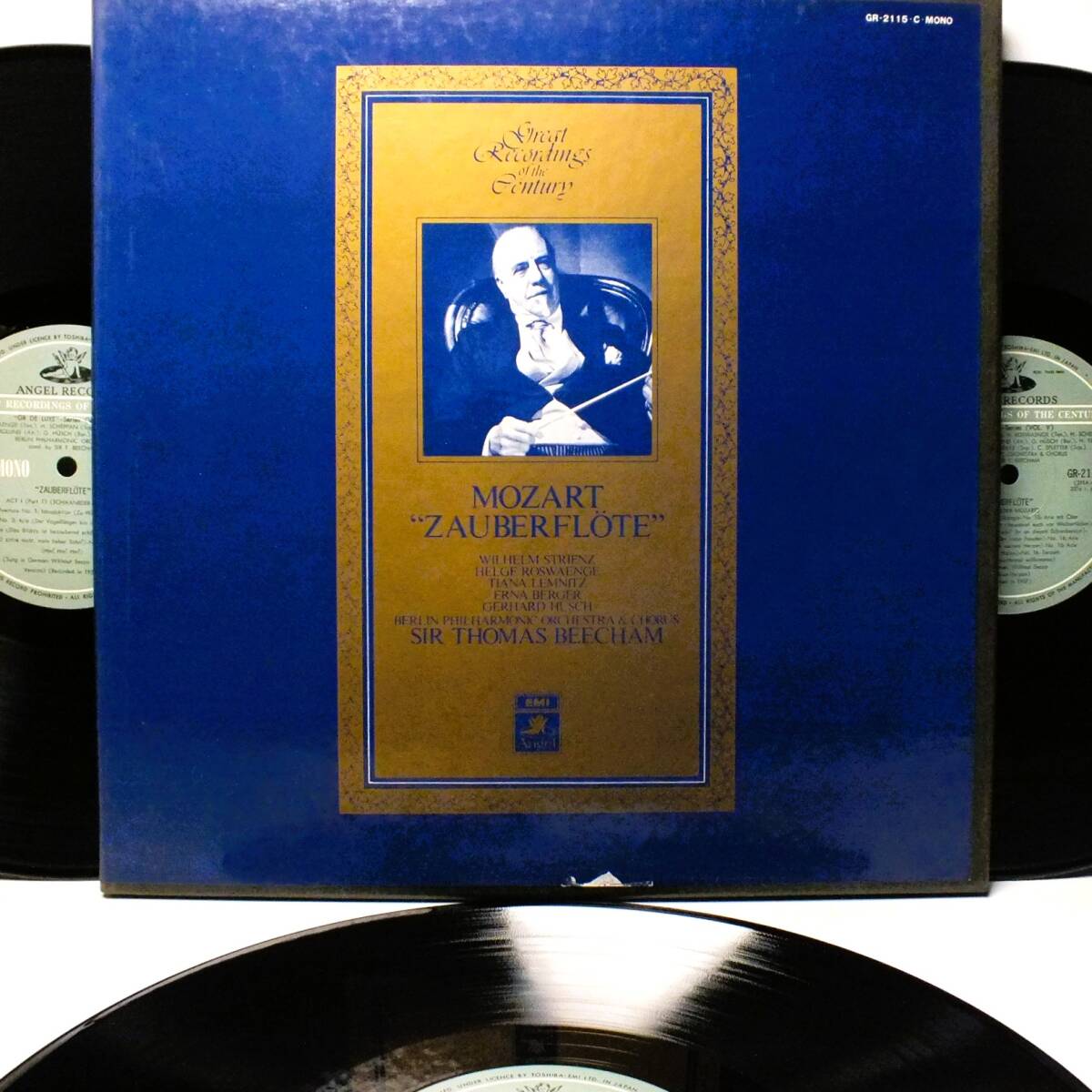 LP GR 2115 C BOX トーマス・ビーチャム ヴィルヘルム・シュトリエンス モーツァルト 歌劇 魔笛 【8商品以上同梱で送料無料】2504拍卖