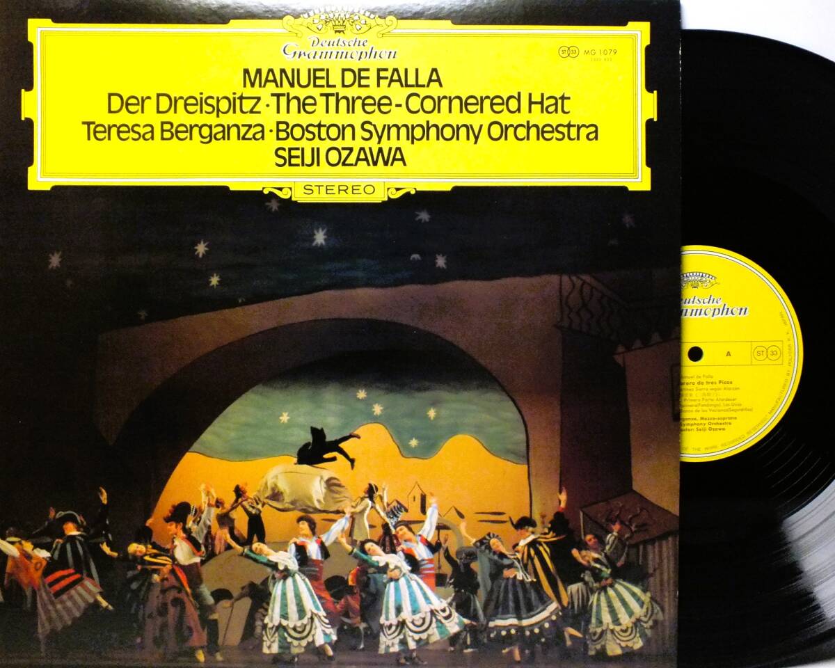 LP MG 1079 テレサ・ベルガンサ 小沢征爾 ファリャ 舞踊音楽 三角帽子 ボストン交響楽団 【8商品以上同梱で送料無料】2504拍卖