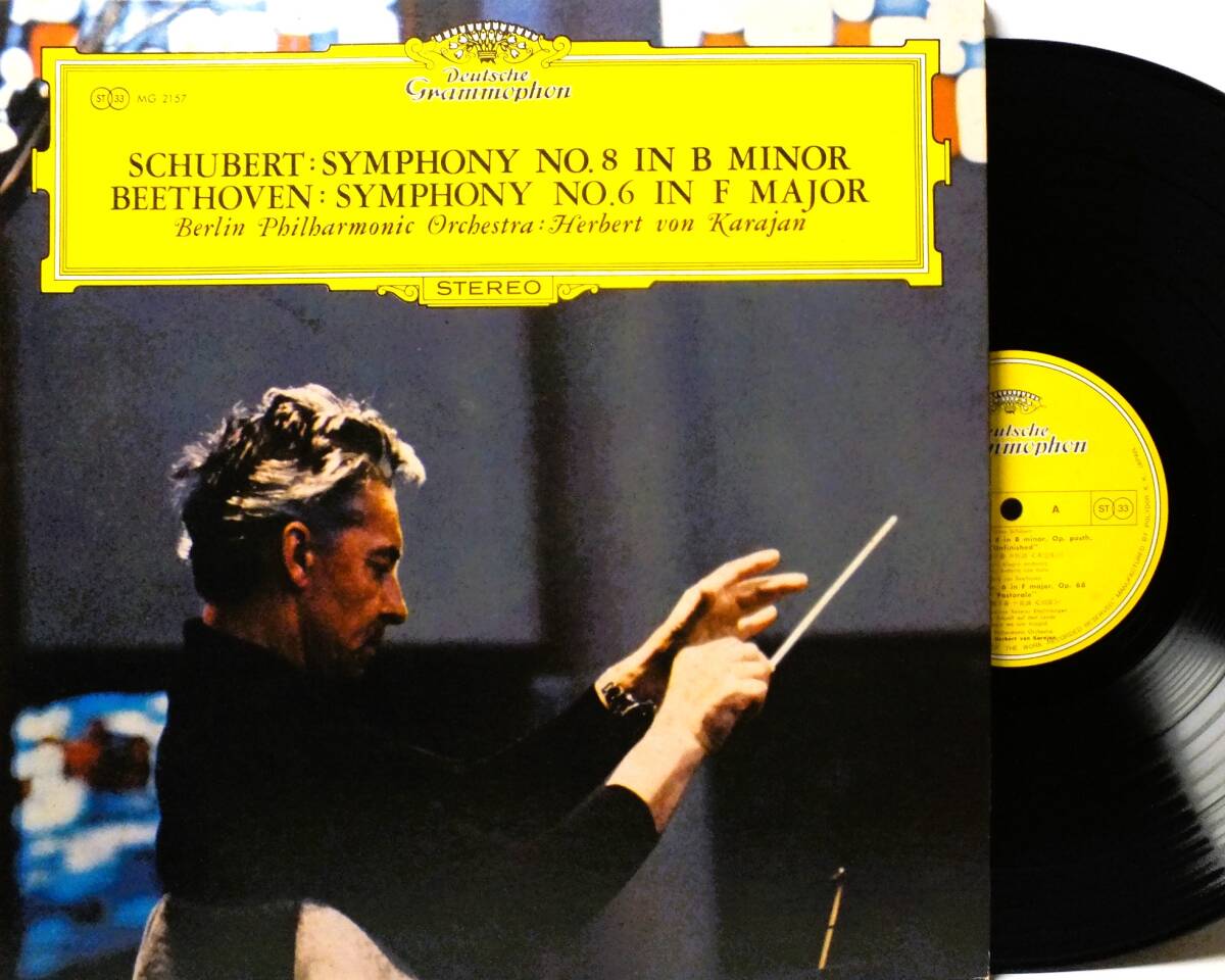 LP MG 2157 ヘルベルト・フォン・カラヤン 交響曲 シューベルト ベートーヴェン ベルリン・フィル【8商品以上同梱で送料無料】2504拍卖