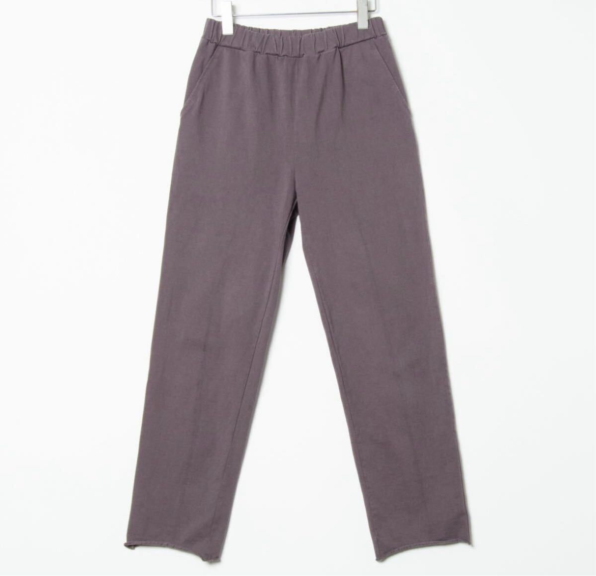 美品 2万円程●yohaku ヨハク 余白 備後節織 染めイージーパンツ M相当 レディース拍卖
