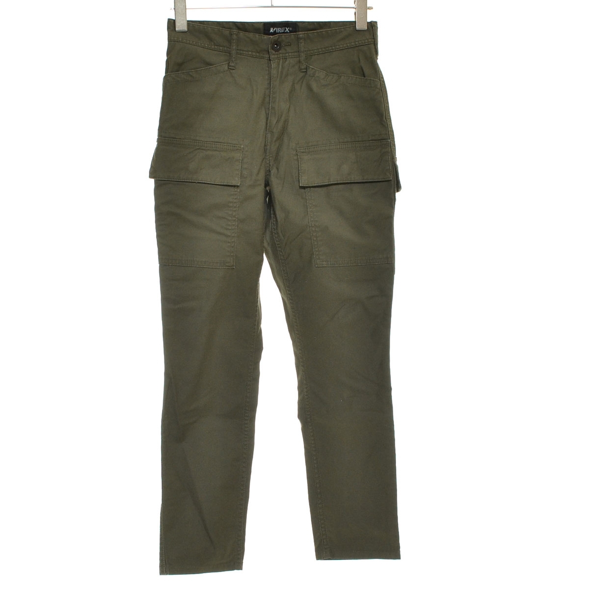 ●543477 AVIREX アヴィレックス ●カーゴパンツ 6106114 サイズS メンズ カーキ グリーン拍卖