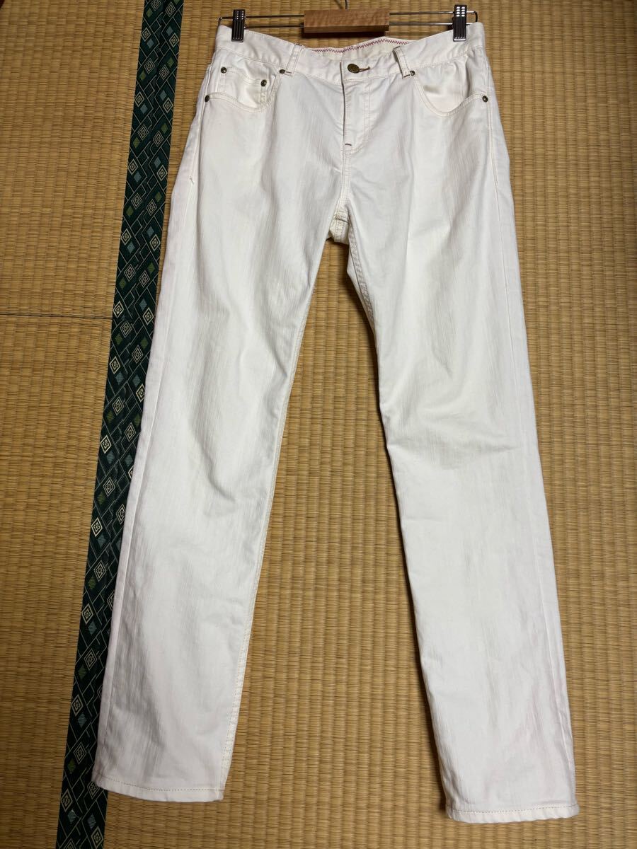 rouge vif スリムストレート デニム 36 ホワイト拍卖