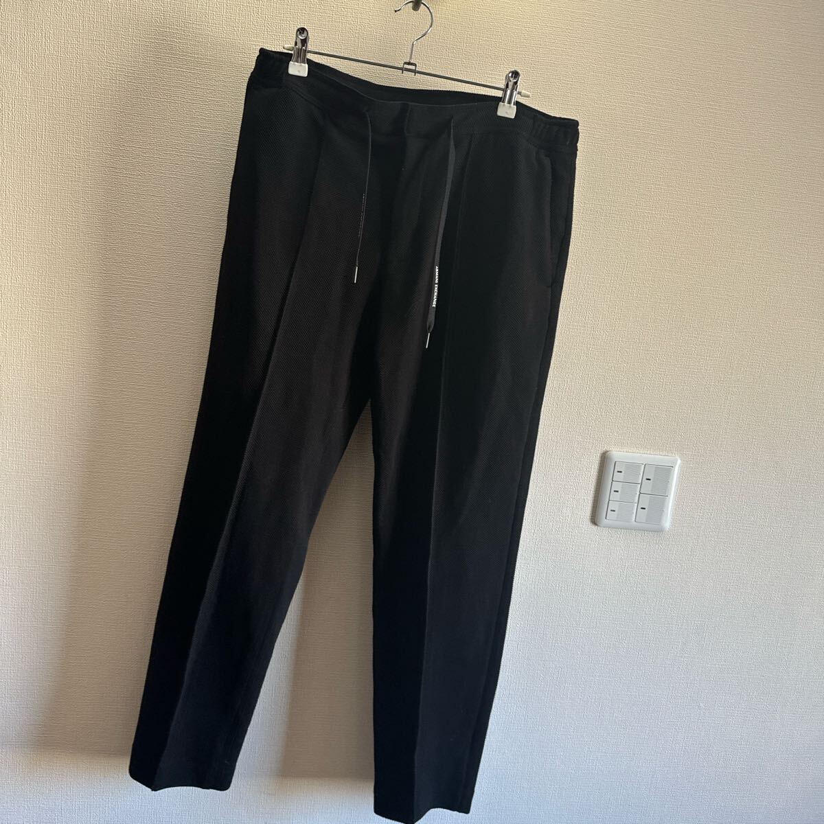 アルマーニ エクスチェンジ パンツ ブラック 黒拍卖