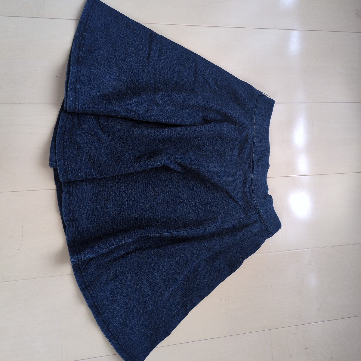 BROWMY ミニスカート デニム スウェット フリーサイズ レディース 子供拍卖