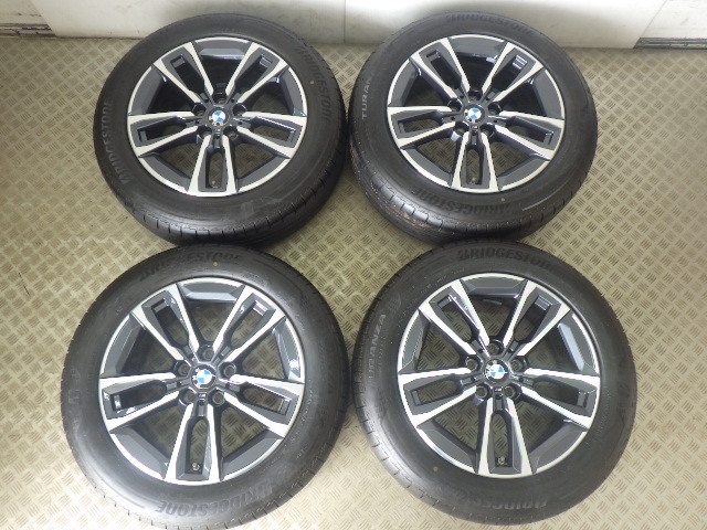 新車外し BMW2シリーズ U06 218d Mスポーツ ダブルスポークホイール 834M 17インチ×7J IS41 5×112 タイヤ 2023年 BS TURANZA 205/60R17拍卖