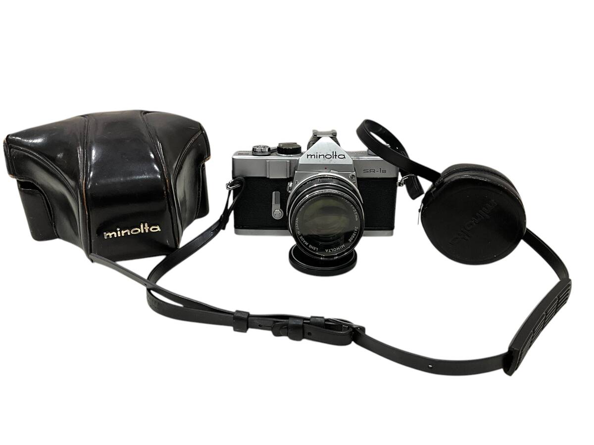 ●H7-6-31 カメラ MINOLTA SR-1s ミノルタ フィルムカメラ 動作未確認 レンズ MC ROKKOR-PF 55mm F1.7 中古品拍卖