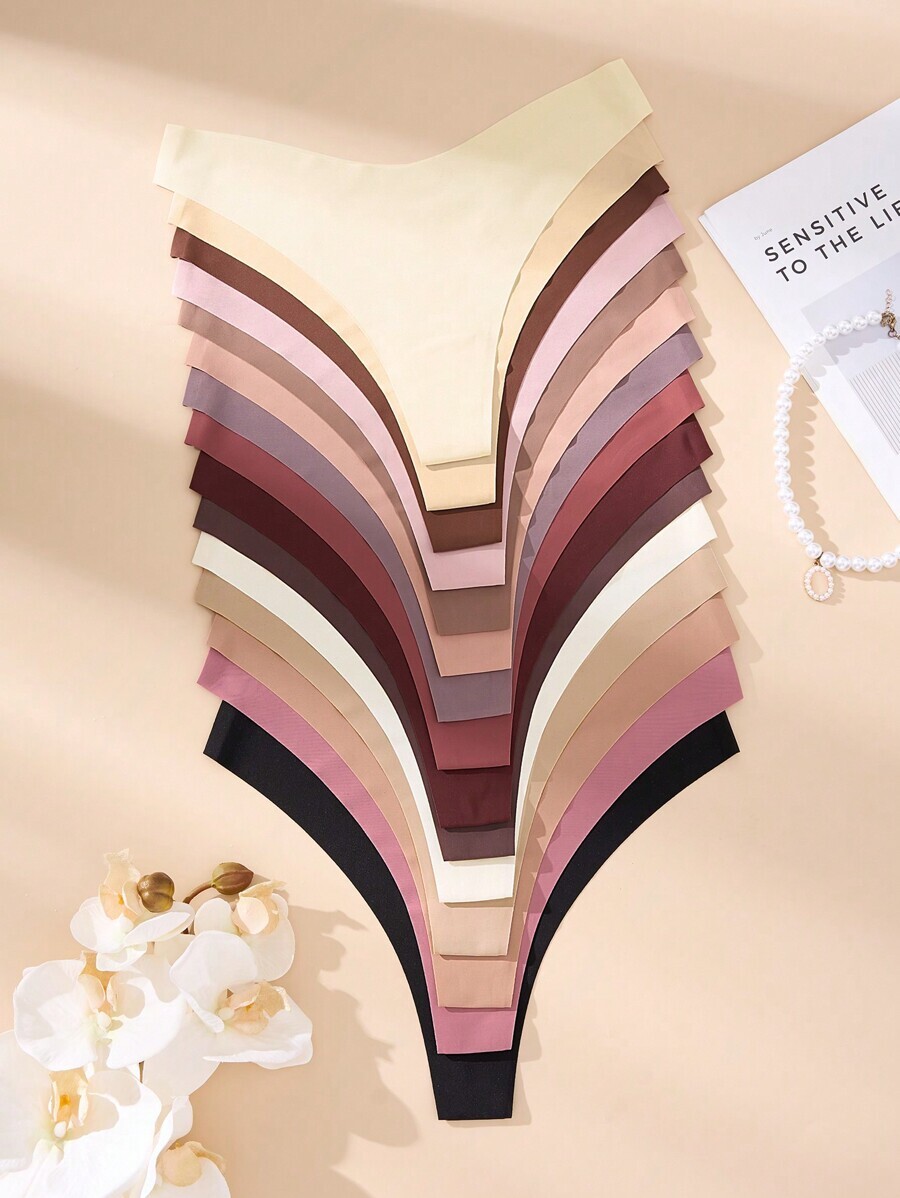 インティメート ショーツ ウィメンズ シームレス ローライズ トング 15枚パック拍卖