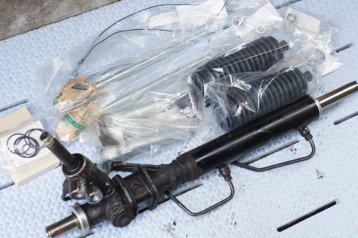 JDM スバル純正 GC8 インプレッサ クイックステア WRX STi typeRA リペアキット・周辺部品付属 ステアリングラック パワステギアボックス拍卖