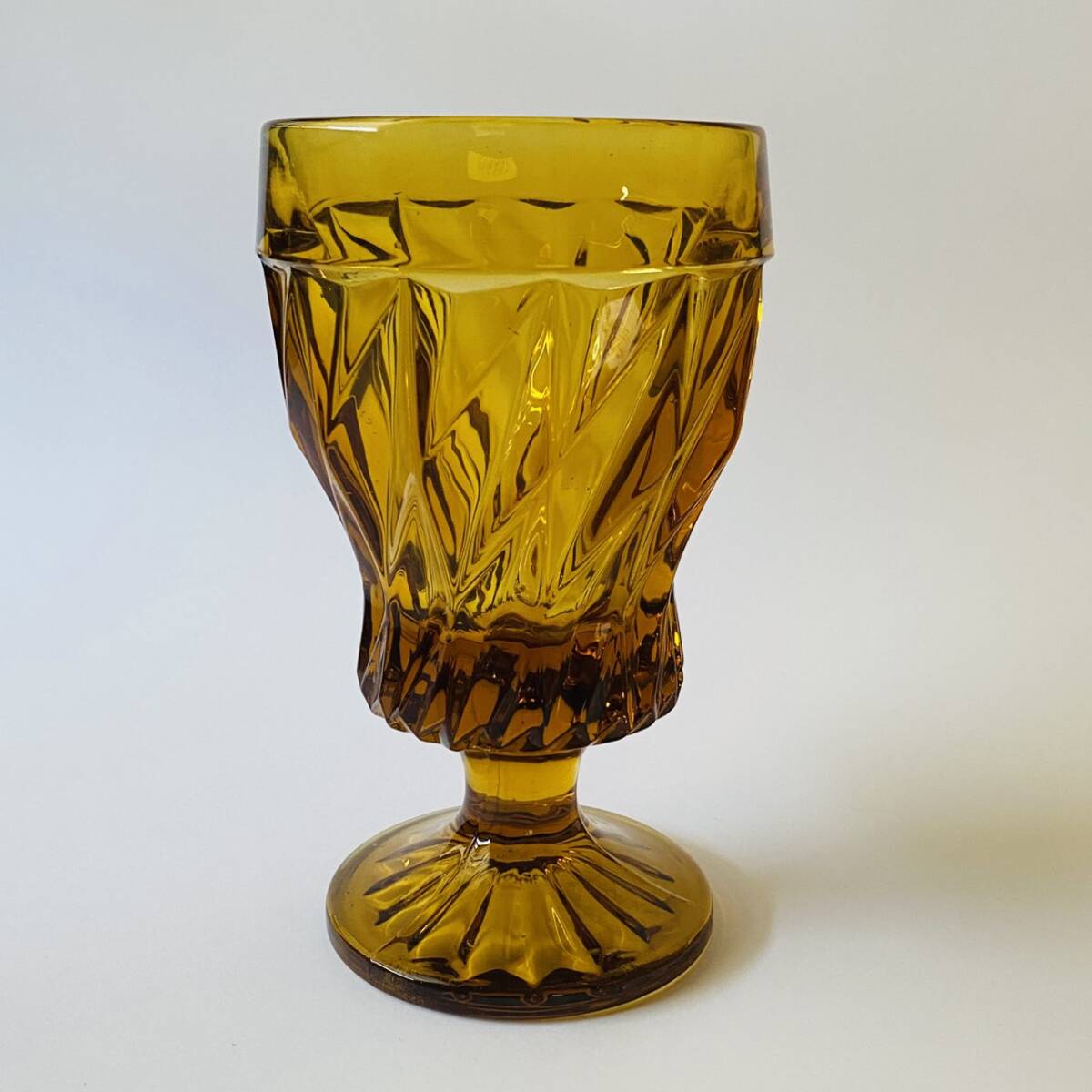 ◆台湾◆脚付きグラス B◆レトロガラス◆パフェ◆ヴィンテージPt8397100P拍卖