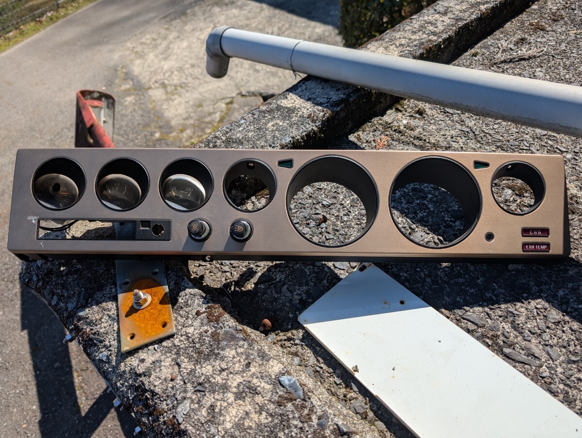 希少ケンメリ後期型アルミメーターパネル時計/FUEL/水温計付き拍卖