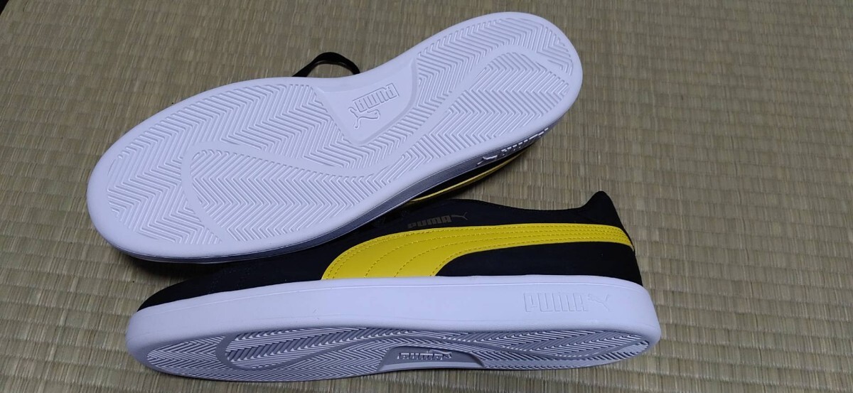 【新品】プーマ スニーカー 27.5cm 黒×黄色拍卖