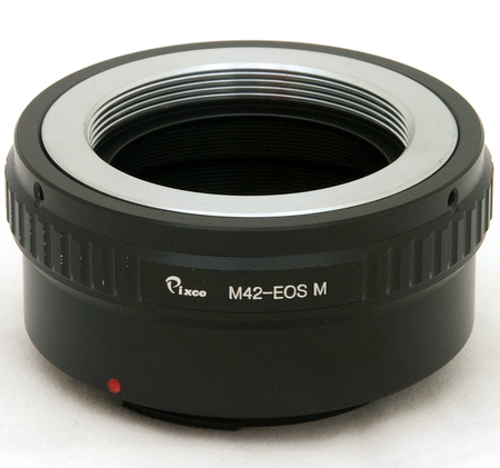 M42マウントレンズ → キヤノン Canon EOS M/EF-Mマウントアダプター ピン押し Kiss M2 M5 M6 M100 M200拍卖