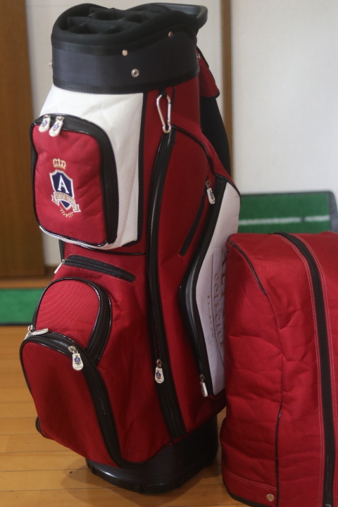 【全国送料無料】【超希少品】タイ超名門コース アルパインゴルフクラブ 11分割 キャディバッグ 拍卖