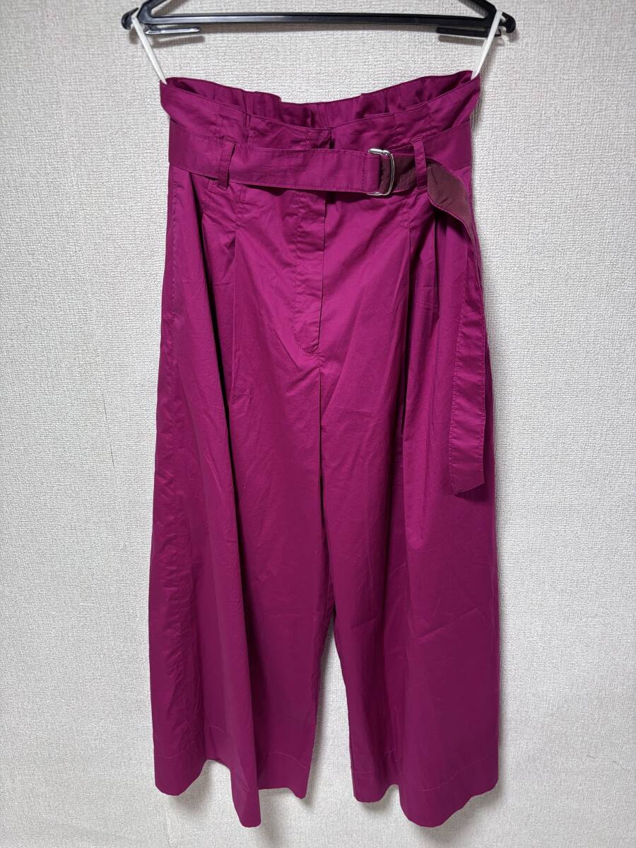 d3695◆イヴィストIVISTO ジオン商事 ガウチョパンツ/スカンツFローズピンク拍卖