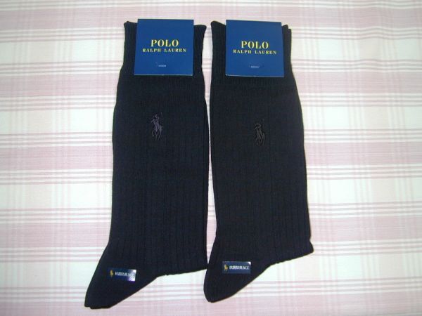 ポロラルフローレン*ビジネスソックス靴下( 2)2点/25-27cm拍卖