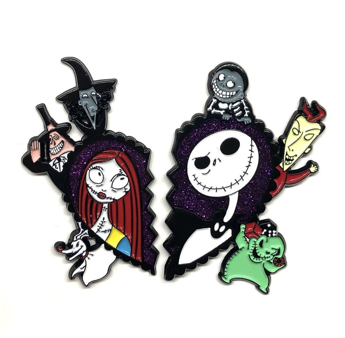 ナイトメア・ビフォア・クリスマス ピンバッジ2個セット 拍卖