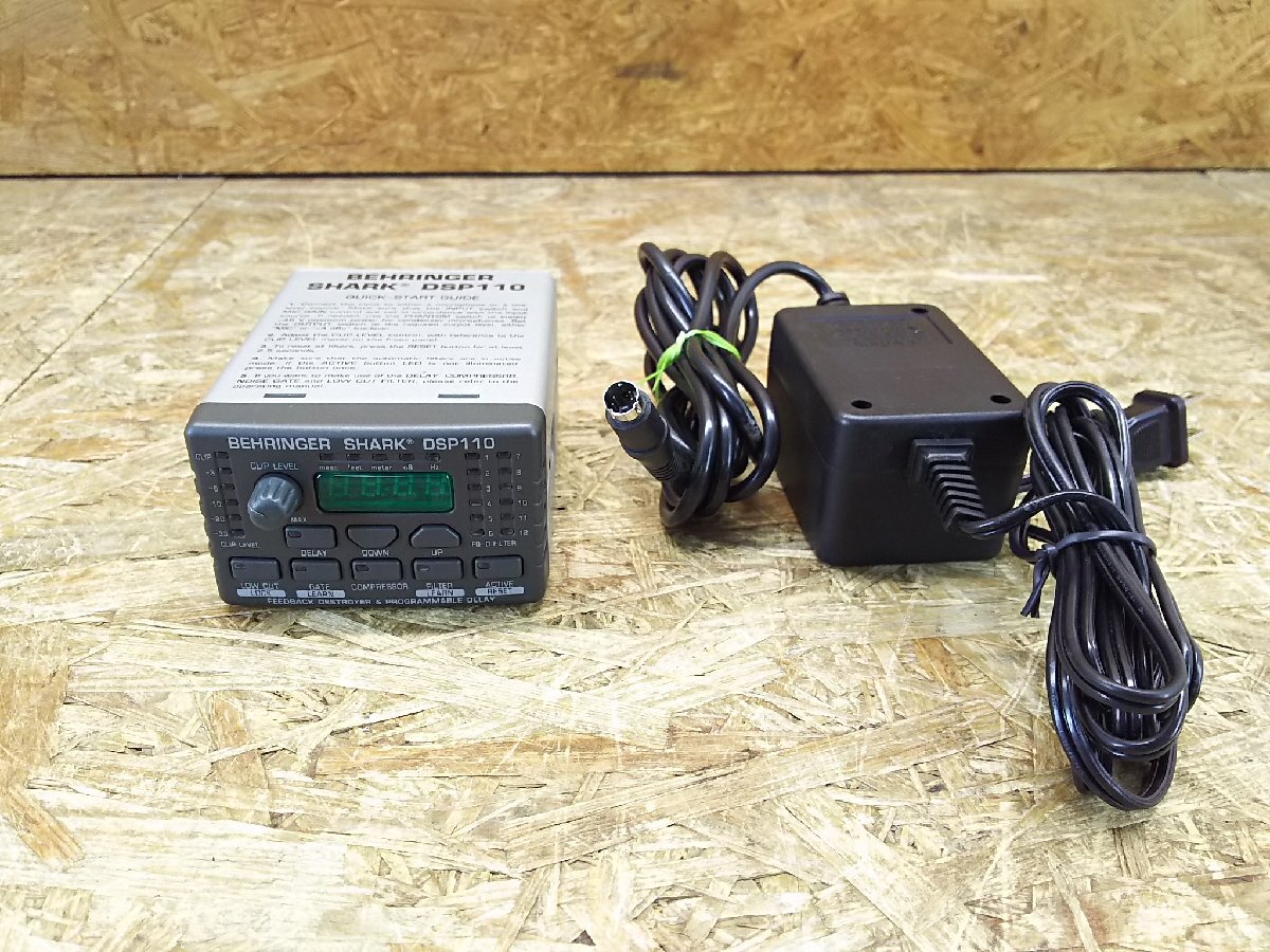 ◎ジャンク BEHRINGER DSP110 SHARK DSP110/デジタルエフェクター 通電確認済み◎Z-2333拍卖