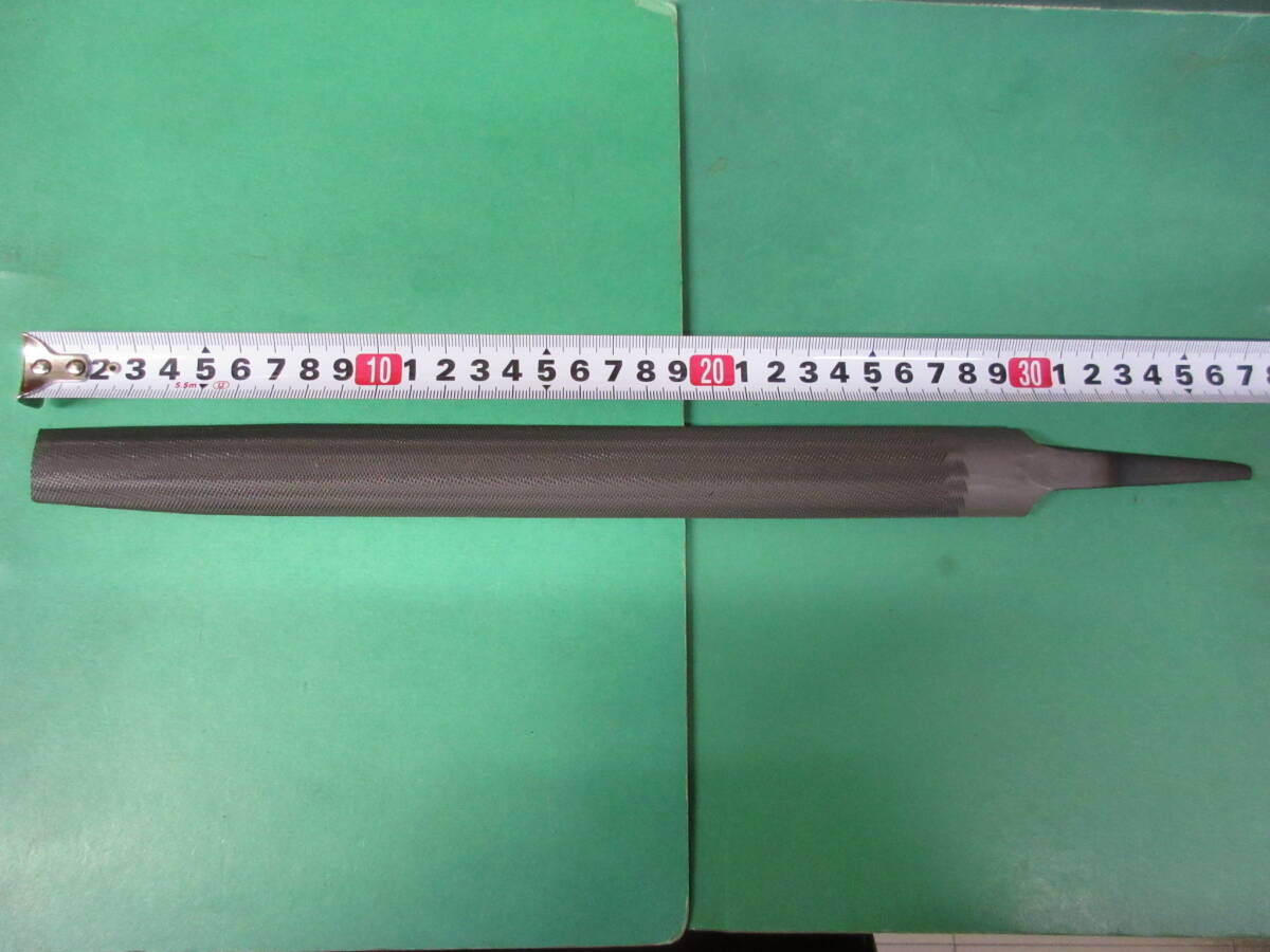 300mm/半丸/中目/TSUBOYAMAE/鉄工やすり/鉄工ヤスリ/やすり拍卖