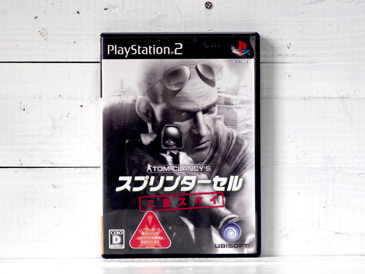 M12320【PS2】スプリンターセル 二重スパイ トム・クランシー UBISOFT 盤面小キズ 起動チェックOK! メール150g拍卖