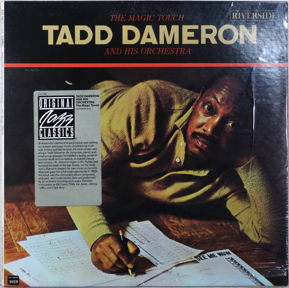 ◆TADD DAMERON AND HIS ORCHESTRA/THE MAGIC TOUCH (US OJC LP/Sealed) -Bill Evans, Johnny Griffin, Philly Joe Jones, Riverside拍卖
