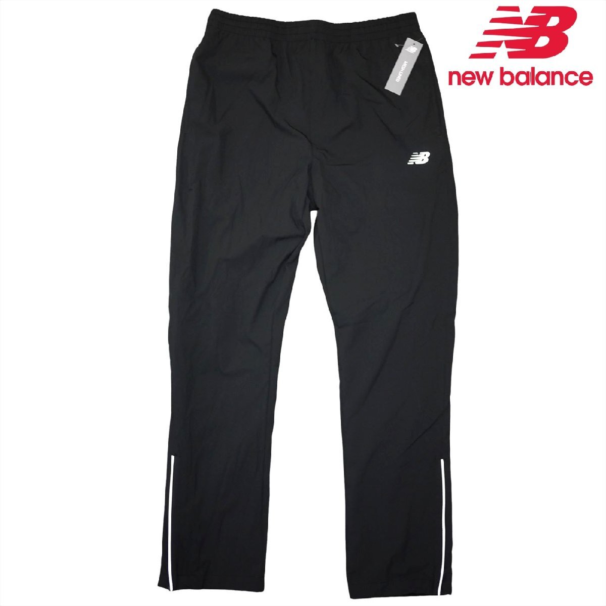 新品 ニューバランス 4WAYストレッチ 裏メッシュ ジョガーパンツ (M) 黒 ブラック new balance スポーツ・ゴルフにも! 日本未発売/ka163拍卖