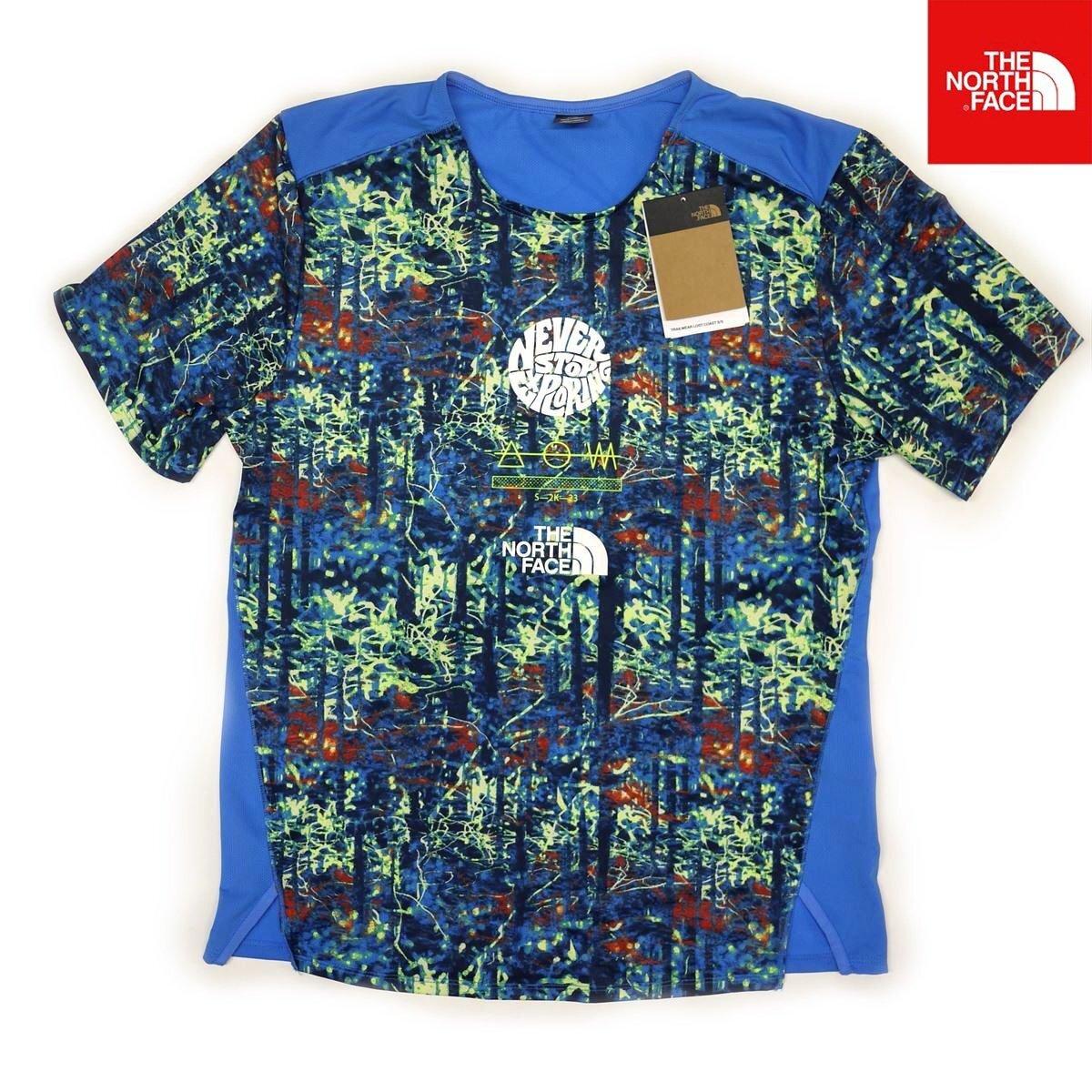 USA限定新品 ノースフェイス トレイル FlashDry-Pro ストレッチ 速乾 半袖Tシャツ (L) THE NORTH FACE Trailwear 日本未発売 /ka922拍卖