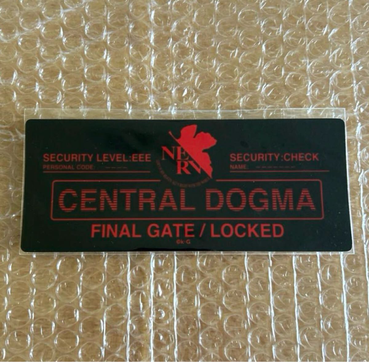エヴァンゲリオン ステッカー CENTRL DOGMA EVANGELION movic ムービック シール セントラルドグマ拍卖