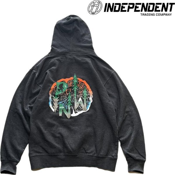 1点物◆バックプリントHome Depotスウェットパーカー古着メンズL/XLレディースOKアメカジ90sストリート/スポーツトレーナー黒グレー348711拍卖