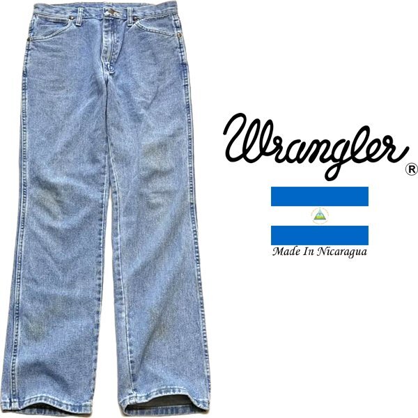 1点物◆ニカラグア製ラングラーWデニムパンツ中古ジーンズ古着メンズ32レディースOKアメカジ90sストリート/ワーク中古ブランドUS素材348818拍卖