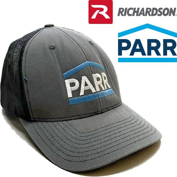 1点物◆スナップバックPARR黒メッシュキャップ帽子トラッカーキャップ古着メンズレディースOKアメカジ90sストリートUSAブランド企業348835拍卖