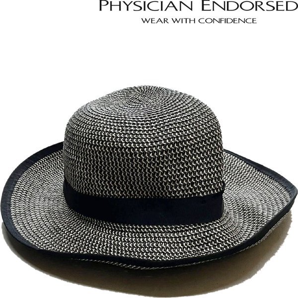 1点物◆Physician Endorsedリボン黒ストローハット麦わら帽子USA古着メンズレディースOKアメカジ90sストリートUSAキャップブランド348845拍卖